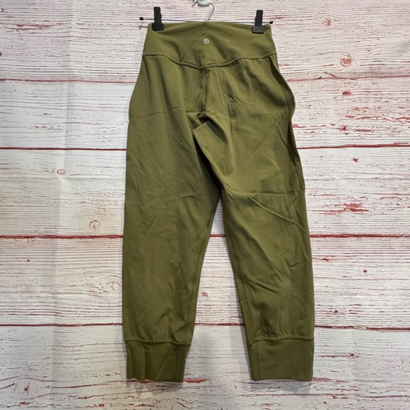 Lululemon Align High-Rise Cropped Jogger in Bronze Green Sz 4 - Picture 8 of 10